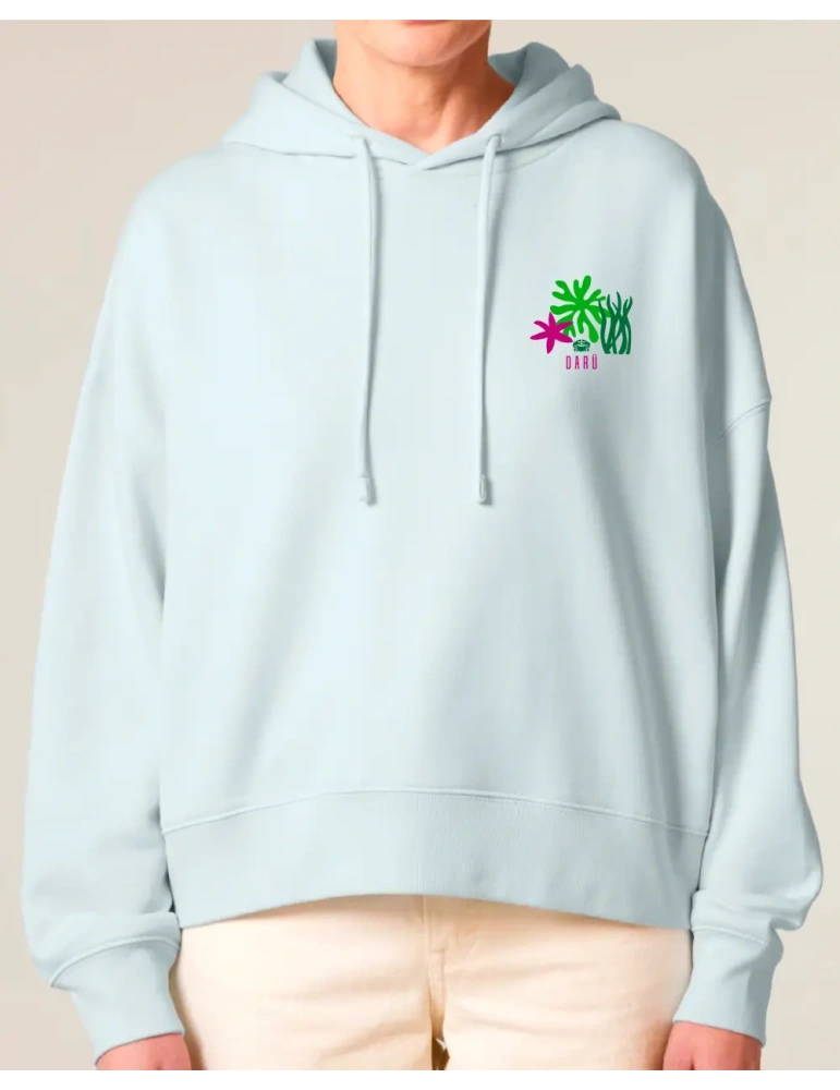 Tee-shirt DARÜ oversize blanc cassé – Coton bio 240g