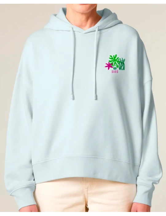 Tee-shirt DARÜ oversize blanc cassé – Coton bio 240g