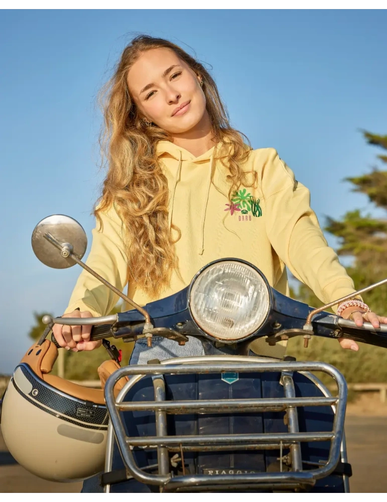 Tee-shirt DARÜ oversize blanc cassé – Coton bio 240g