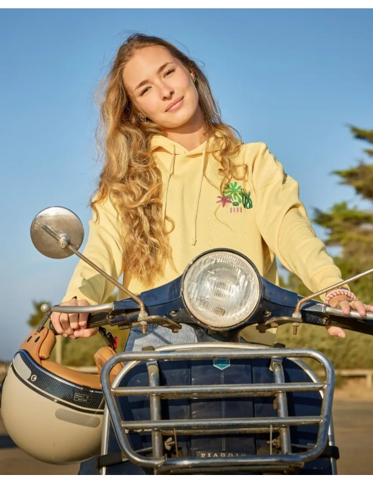 Tee-shirt DARÜ oversize blanc cassé – Coton bio 240g