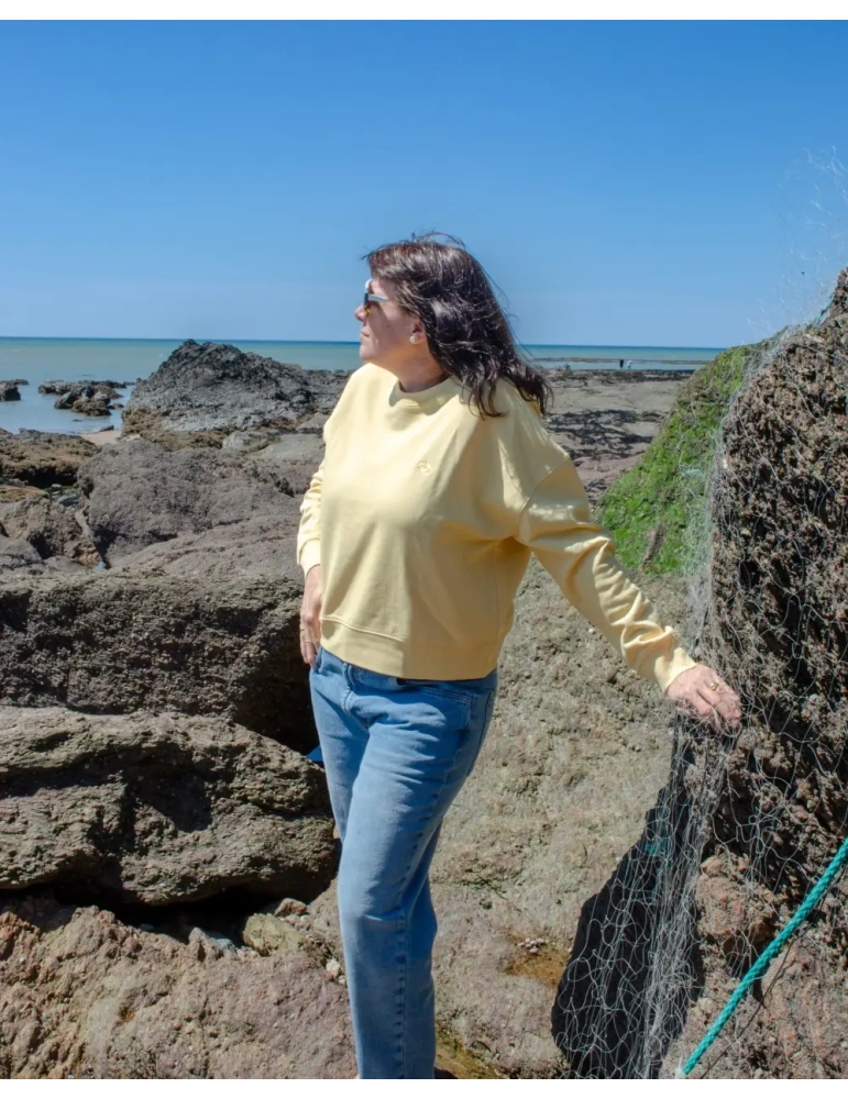 weat Femme DARÜ – Brodé en France – Coton Bio – Coupe Féminine