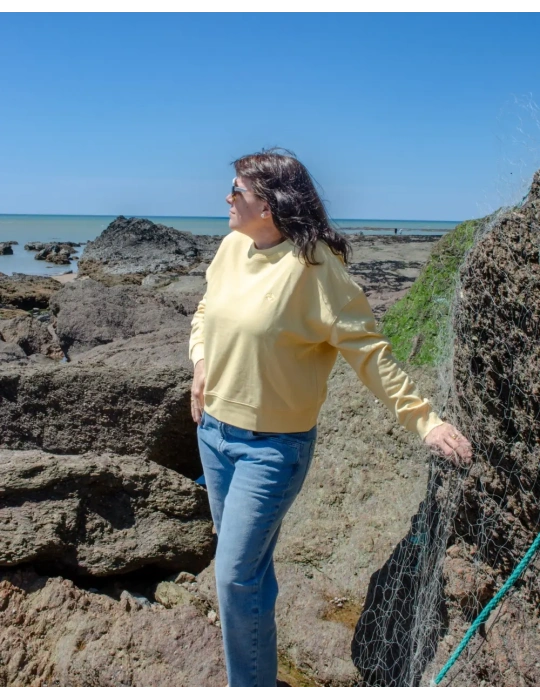 weat Femme DARÜ – Brodé en France – Coton Bio – Coupe Féminine