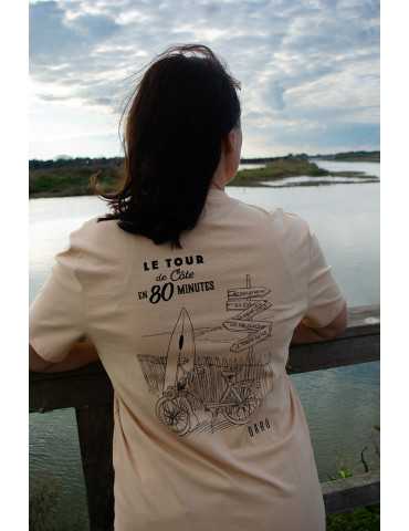 T-shirt DARÜ Tour de côte inspiré de Jules Verne