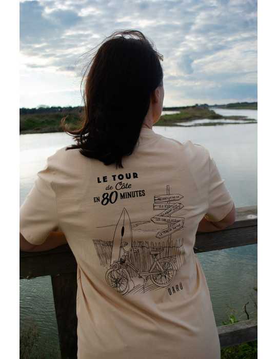 T-shirt DARÜ Tour de côte inspiré de Jules Verne