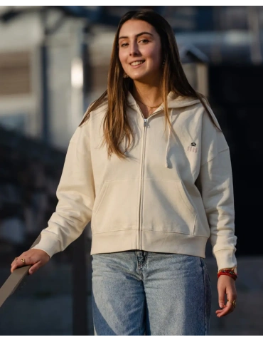 Hoodie zippé femme Floral Spirit – DARÜ Local Clothing