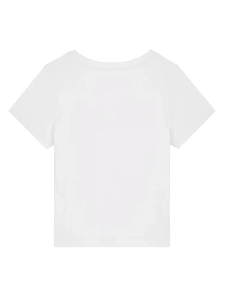 Tee-shirt femme col V coton bio – Broderie Vendée DARÜ