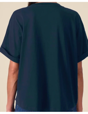 Tee-shirt oversize coton bio – Motif algues – DARÜ 2