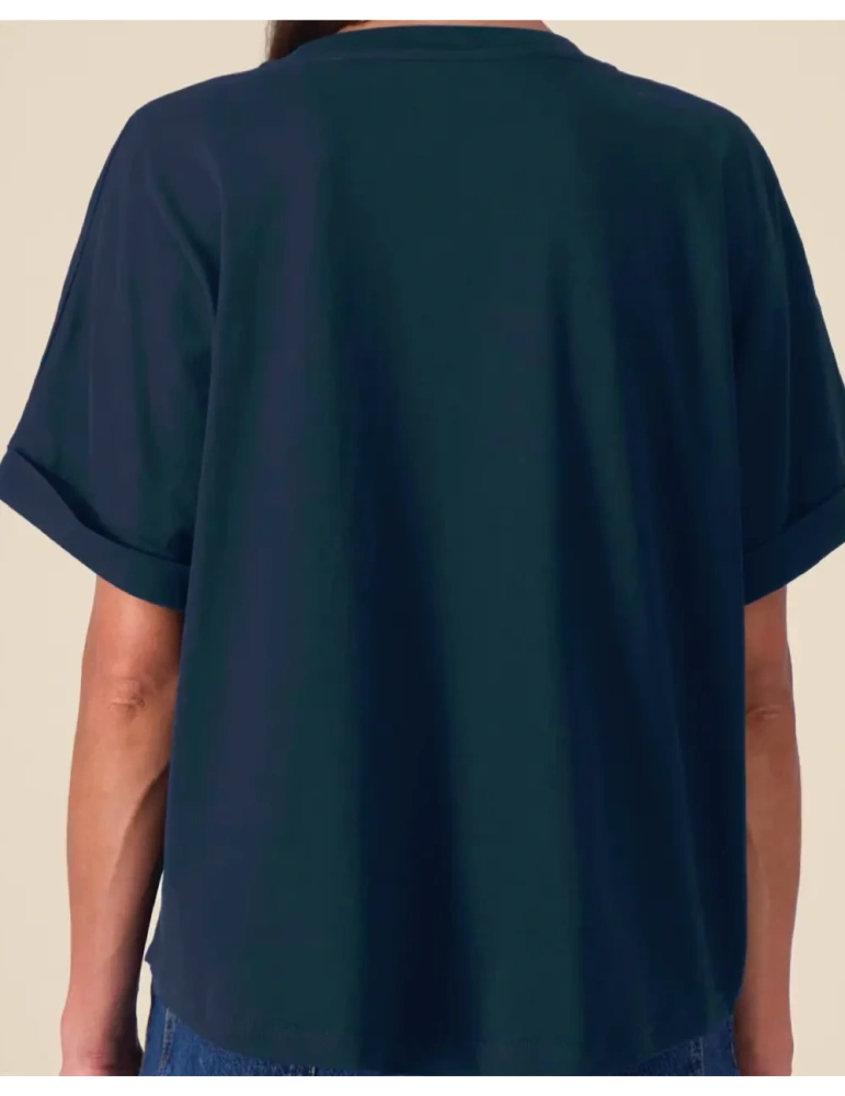 Tee-shirt oversize coton bio – Motif algues – DARÜ