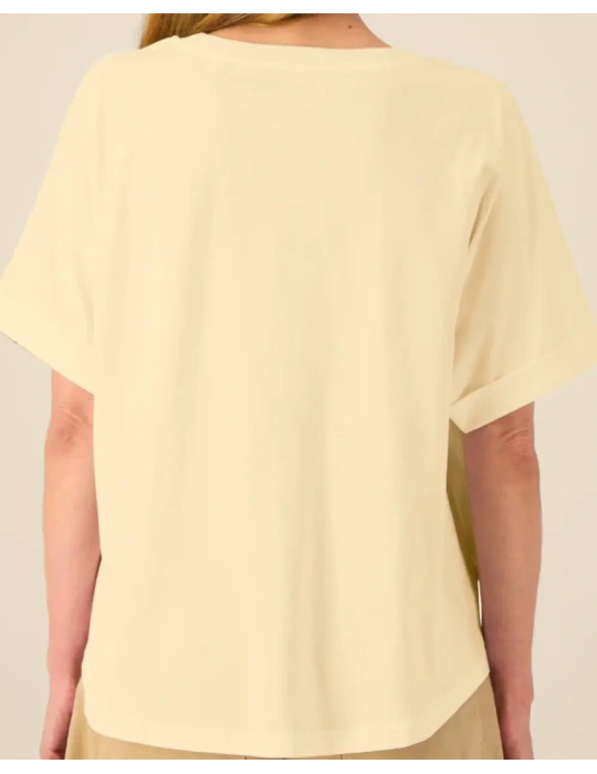 Tee-shirt oversize coton bio – Motif algues – DARÜ