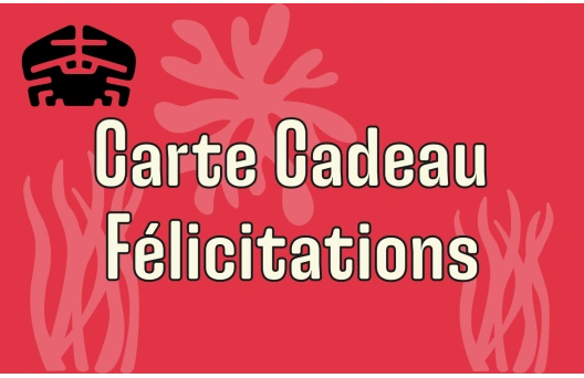Carte Cadeau Félicitations